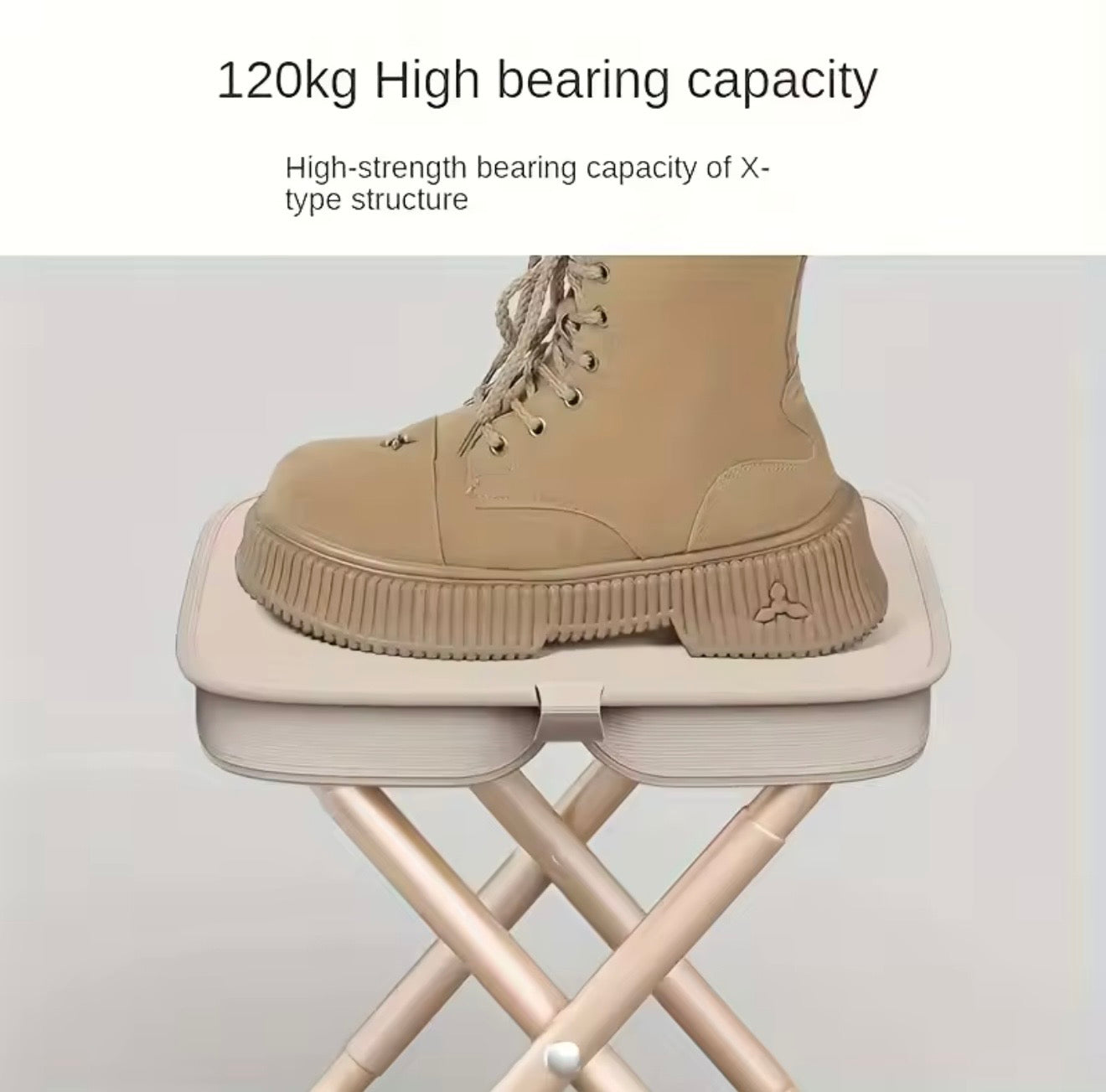 Foldable backpack stool