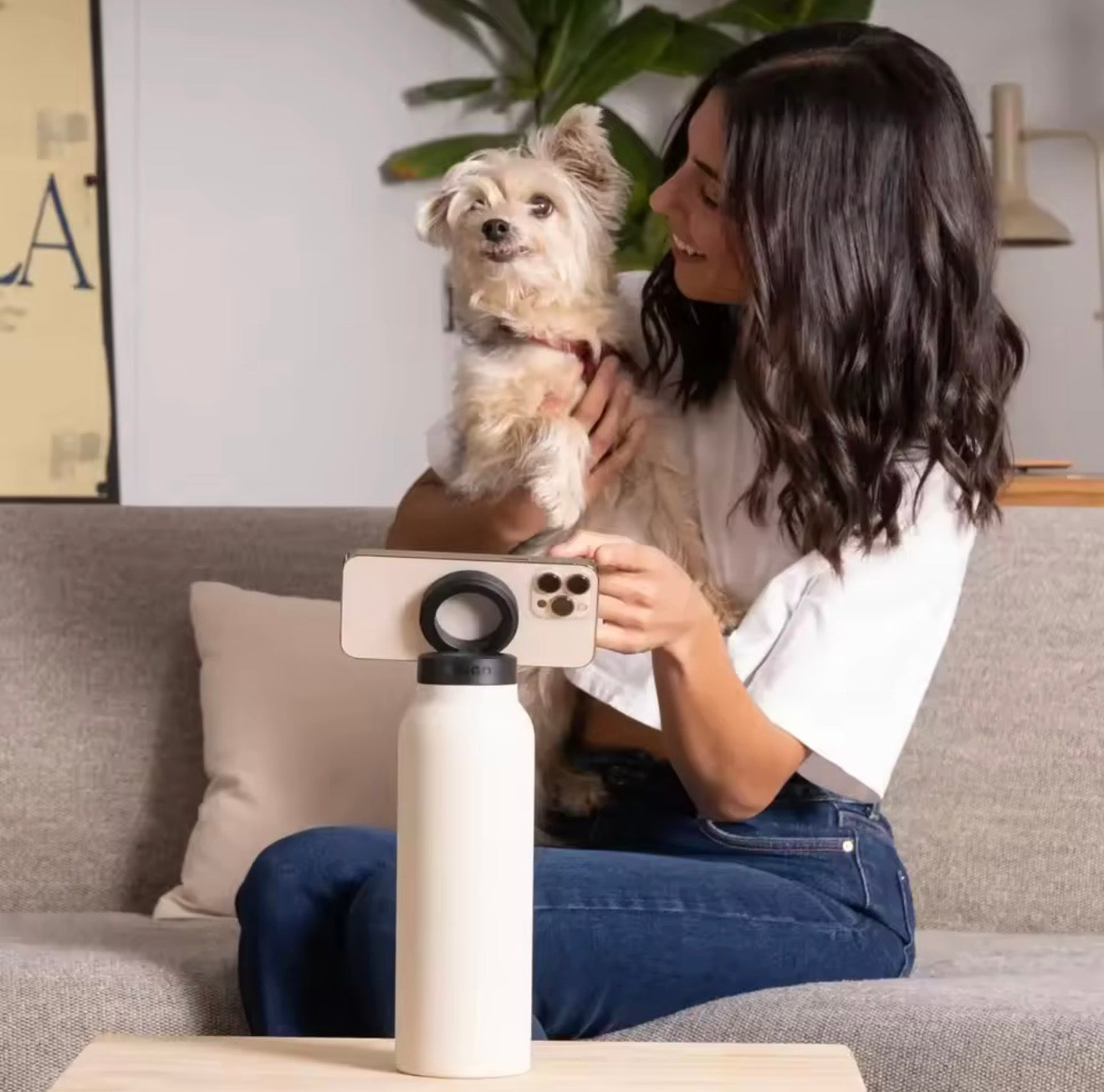 Magnetic water bottle
