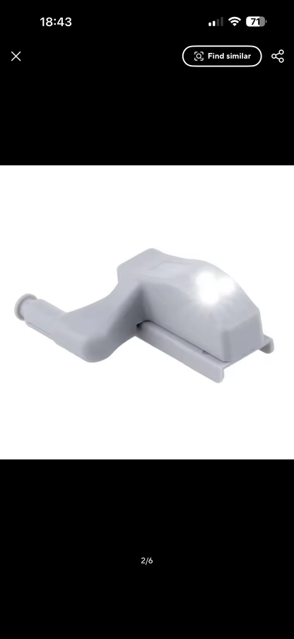 LED cabinet hinge lights