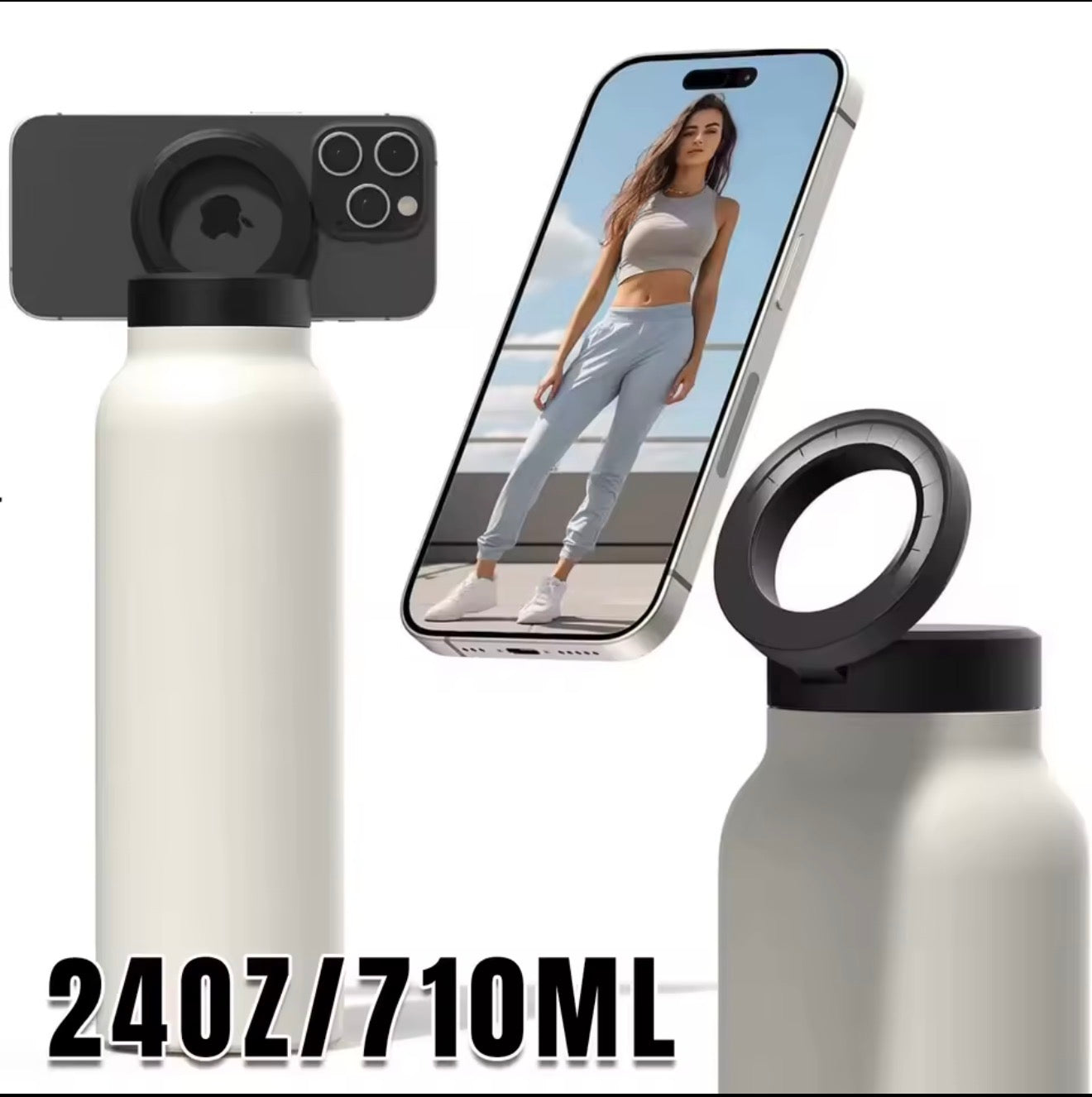 Magnetic water bottle
